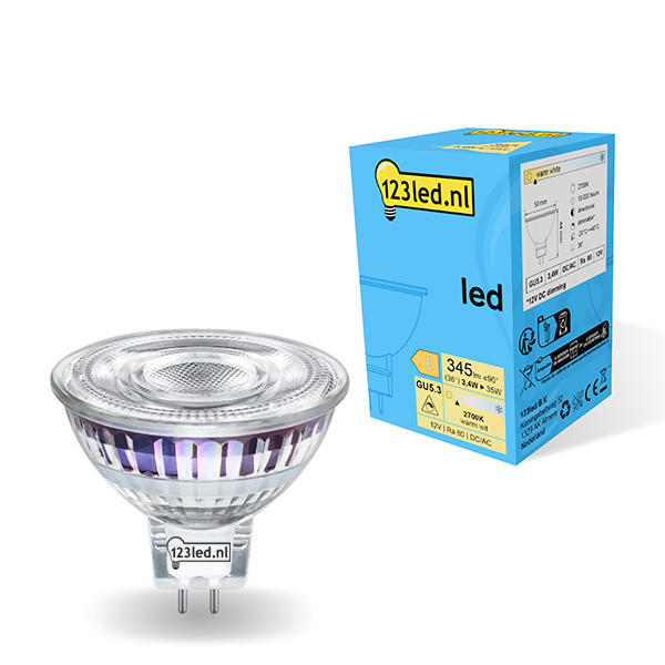 123inkt 123led GU5.3 LED dimmable spotlight 3.4W (35W)  LDR01748 - 1