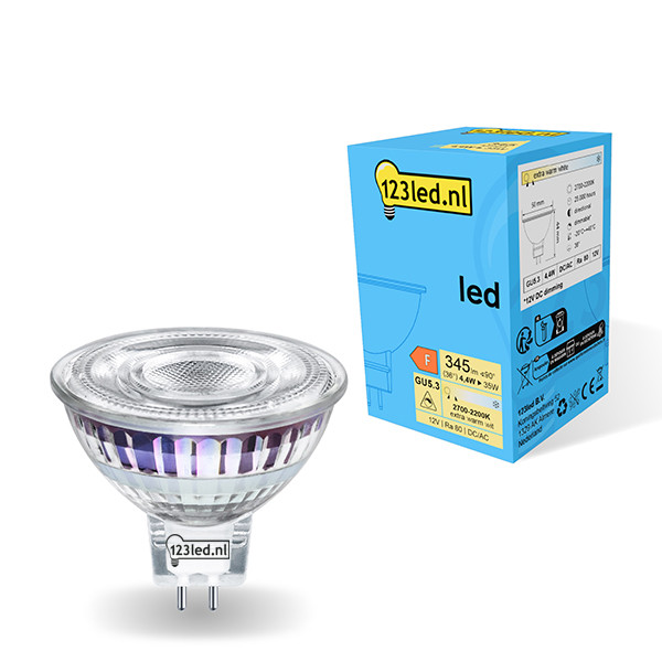 123inkt 123led GU5.3 LED dimmable spotlight 4.4W (50W)  LDR01752 - 1