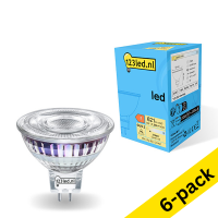 123led GU5.3 LED dimmable spotlight 7.5W (50W) (6-pack)