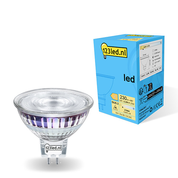 123inkt 123led GU5.3 LED spotlight 2.2W (25W)  LDR01740 - 1