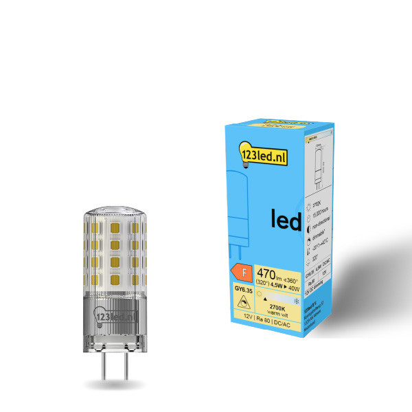 123inkt 123led GY6.35 LED dimmable capsule 4.5W (40W)  LDR01946 - 1