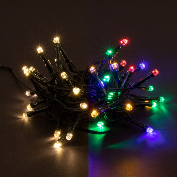 123inkt 40 LED lights | multicolour & warm white | remote control | 5.9m  299282 - 1