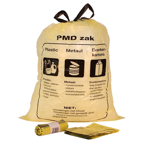 Bin bag 60L (PMD bag) with drawstring | 500-pack SDR06196 Bin bag 60L (PMD bag) with drawstring | 500-pack SDR06196 - 1