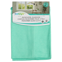 Microfibre glass cloth, 35cm x 40cm (2-pack)