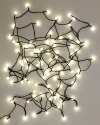 200 bright white battery-operated timer Christmas lights