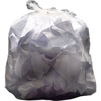 2Work Light Duty 140g clear bin bag (200-pack)  246062 - 1