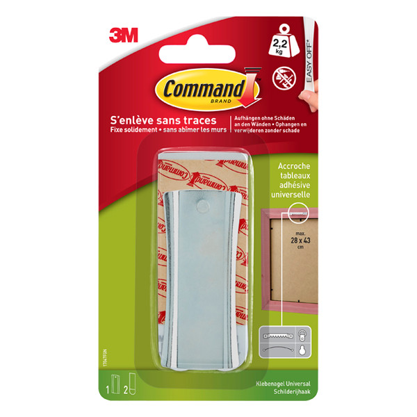 3M Command self-adhesive painting hook, 2.2kg 17047C 214552 - 1