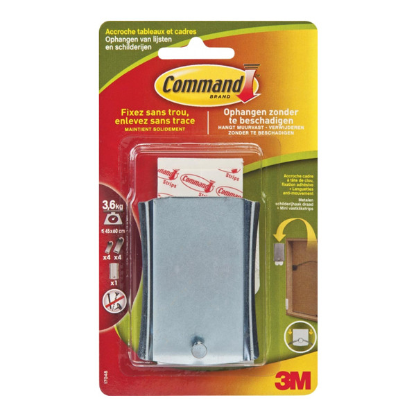 3M Command self-adhesive picture hook, 3.6kg 17048 214504 - 1