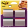 3M Post-it assorted colours strong tabs for hanging files (24-pack)