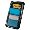 3M Post-it turquoise standard index tabs, 25.4mm x 43.2mm (50 tabs)