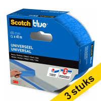 3M ScotchBlue Multi-surface masking tape, 48mm x 41m (3-pack)  280062