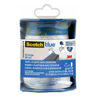 3M ScotchBlue dispenser for pre-taped masking tape, 60.9cm x 27.4m 7100197949 280054