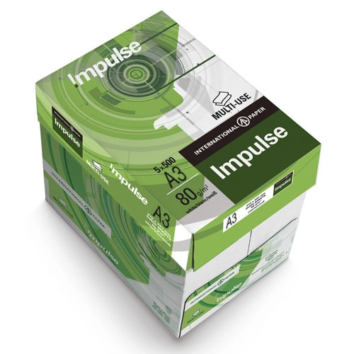 80g Impulse A3 paper, 2,500 sheets (5 reams)  150410 - 1