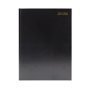 A4 Day per page black desk diary, 2025╽KFA41BK25