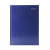 A4 Day per page blue desk diary, 2024╽KFA41BU24