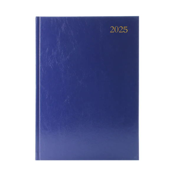 A4 Day per page blue desk diary, 2025╽KFA41BU25 KFA41BU25 299177 - 1