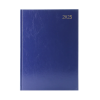 A4 Week to view blue desk diary, 2025╽KFA43BU25