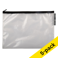 A4 black mesh pouch | 123ink 5-pack