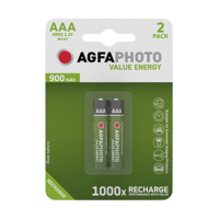 AgfaPhoto Rechargeable AAA micro battery (2-pack) 131-802824 290022