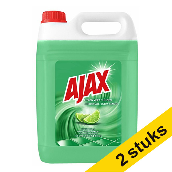 Ajax lime all-purpose cleaner, 5 litres (2-pack)  SAJ00043 - 1