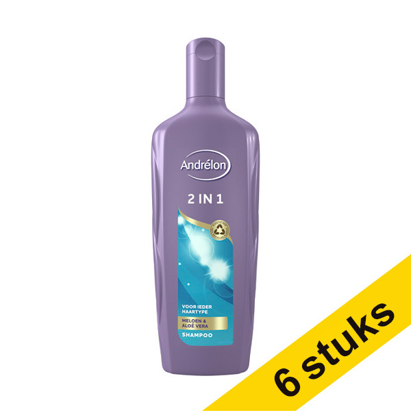 Andrélon shampoo 2-in-1 for every hair type, 300ml (6-pack) SAN00337 Andrélon shampoo 2-in-1 for every hair type, 300ml (6-pack) SAN00337 - 1