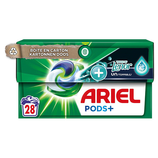 Ariel All-in-1 detergent pods + touch of Lenor Unstoppables (28 washes)  SAR05268 - 1