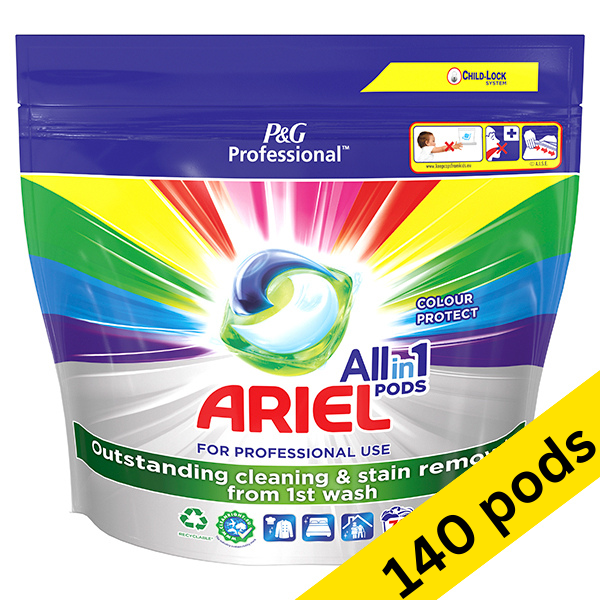 Ariel All in 1 Professional Colour detergent pods (140 pods)  SAR05215 - 1