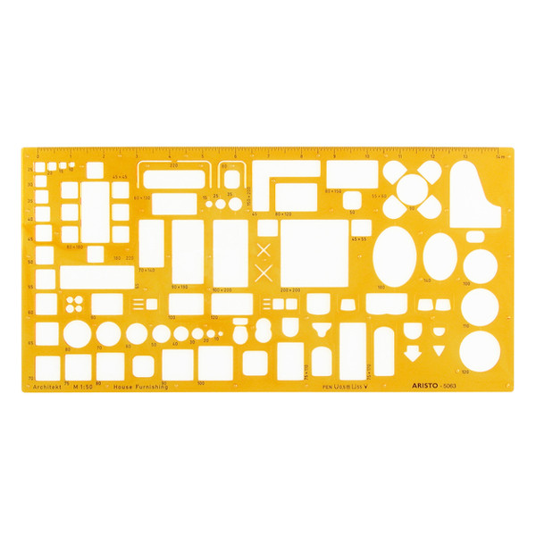 Aristo architects furniture template, scale 1:50 AR-5063 206847 - 1