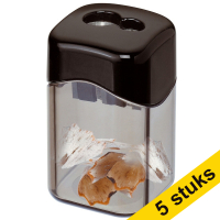 Aristo black / transparent pencil sharpener barrel model (5-pack)