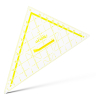 Aristo drawing triangle, 80cm AR-1650W 206733 - 2