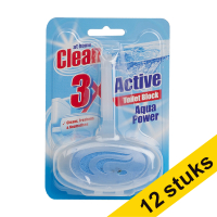 At Home Clean Aqua toilet block, 40g (12-pack)