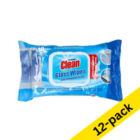 At Home Clean hygienic glass wipes (12 x 40 wipes)