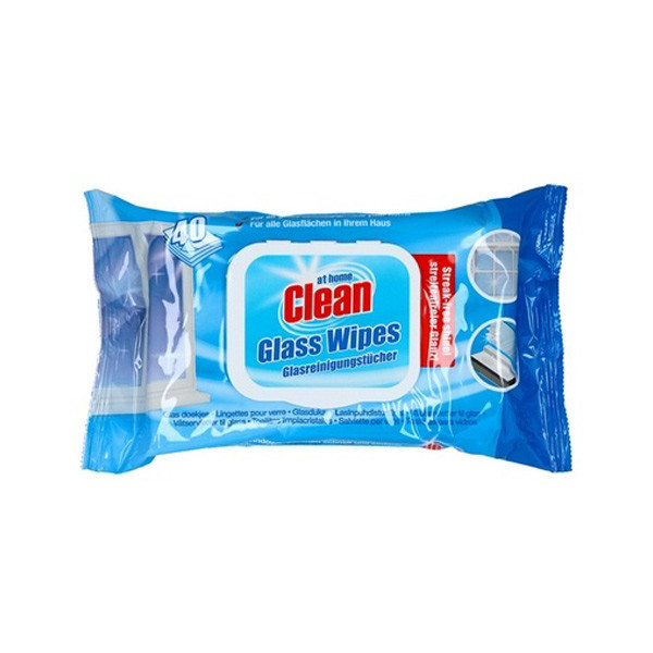 At Home Clean hygienic glass wipes (40 wipes)  SDR00390 - 1