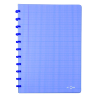 Atoma Trendy transparent blue A4 checkered notebook, 72 sheets 4137402 405245