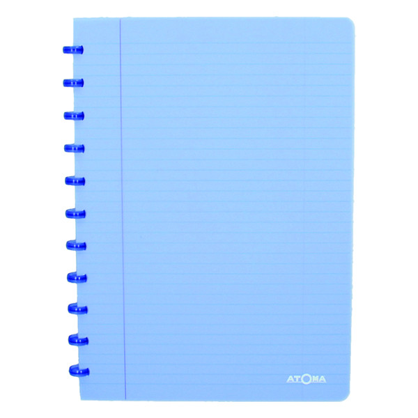 Atoma Trendy transparent blue A4 lined notebook, 72 sheets 4137202 405235 - 1