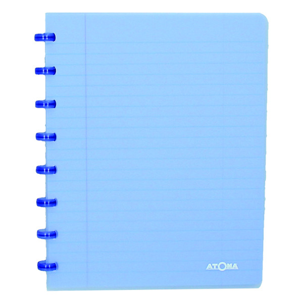 Atoma Trendy transparent blue A5 lined notebook, 72 sheets 4135602 405220 - 1