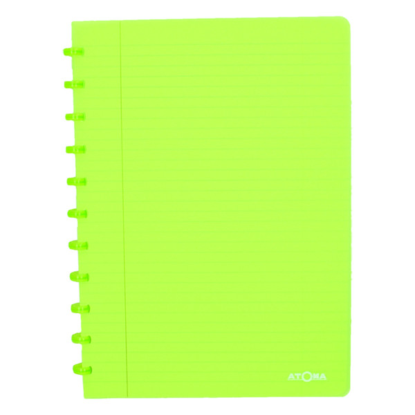 Atoma Trendy transparent green A4 lined notebook, 72 sheets 4137203 405236 - 1