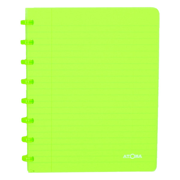 Atoma Trendy transparent green A5 lined notebook, 72 sheets 4135603 405221 - 1