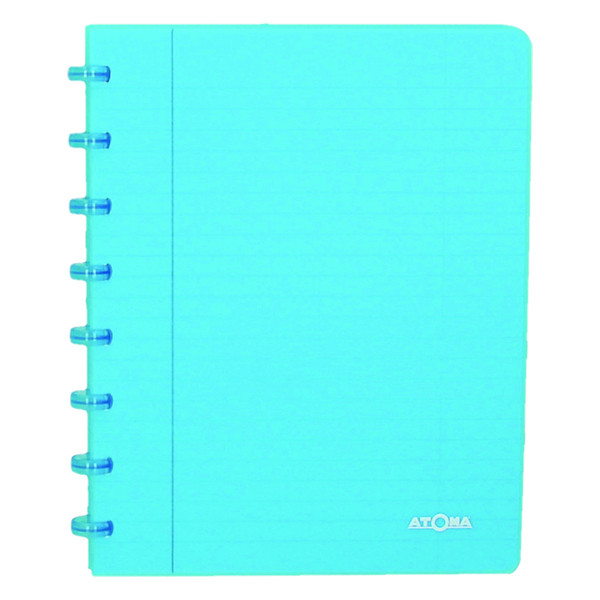 Atoma Trendy transparent turquoise A5 checkered notebook, 72 sheet 4136108 405234 - 1