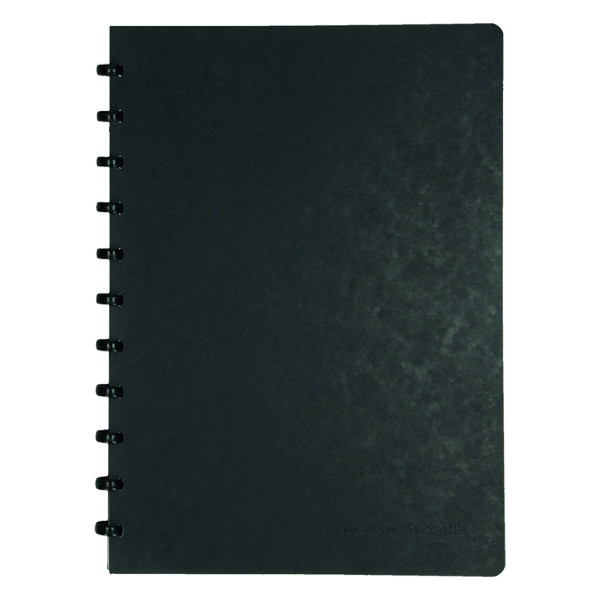 Atoma black A4 lined meeting book (63 sheets) 42022 405252 - 1