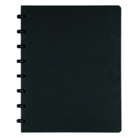 Atoma black A5 checkered meeting book, 63 sheets 42007 405250