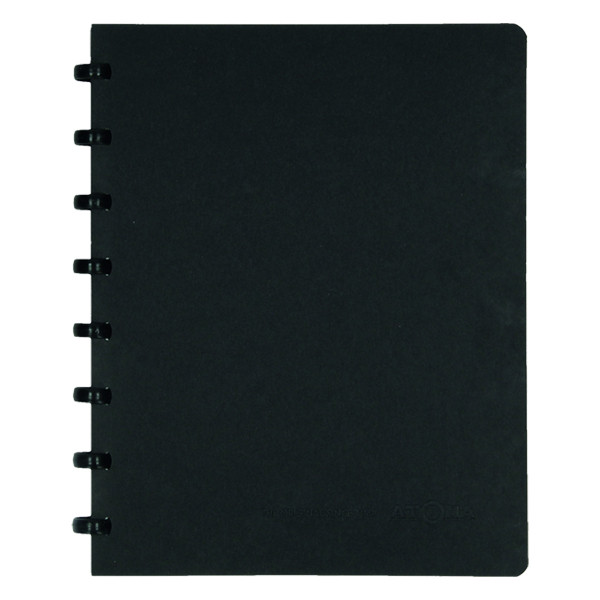 Atoma black A5 lined meeting book, 63 sheets 42008 405251 - 1