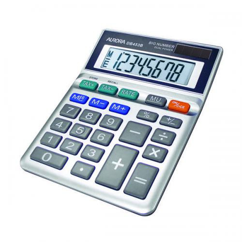 Aurora 8-digit DB453B desktop calculator  330116 - 1