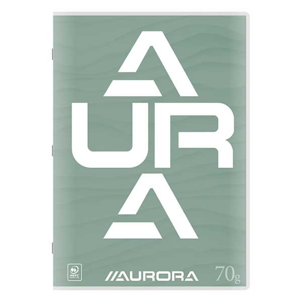 Aurora A4 green checkered notebook 5mm, 36 sheets 36LQ5/G 330102 - 1