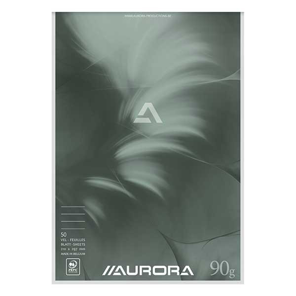 Aurora A4 lined notepad 90g, 50 sheets D50MT 330051 - 1