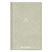 Aurora A5 grey lined notebook, 96 sheets 2396ST 330064