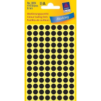 Avery 3009 black marking dots, Ø 8mm (416 labels)(10-pack)