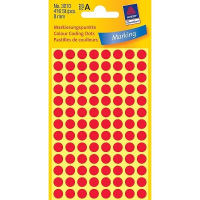 10 x Avery 3010 red marking dots, Ø 8mm (416 labels)