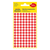 Avery 3010 red marking dots, Ø 8mm (416 labels) 3010 212322