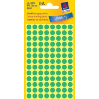 10 x Avery 3012 green marking dots, Ø 8mm (416 labels)